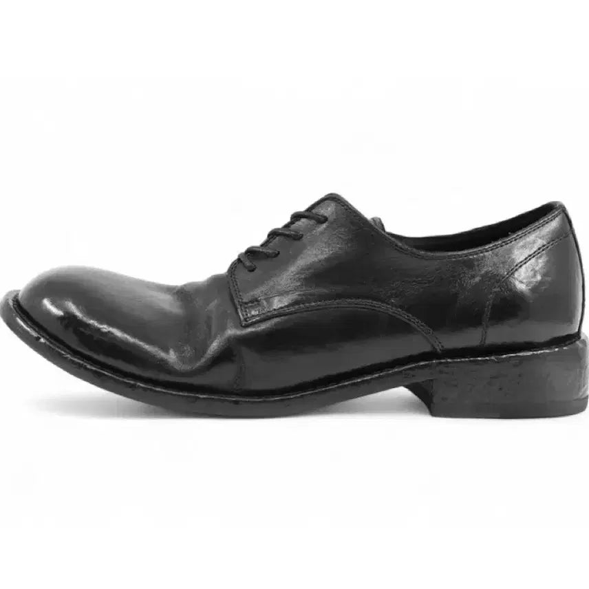 [BUNJANG] Yase First Cowhide Washing Derby Shoes Black 260 / 야세/퍼스트 카우하이드 워싱 더비 블랙/260