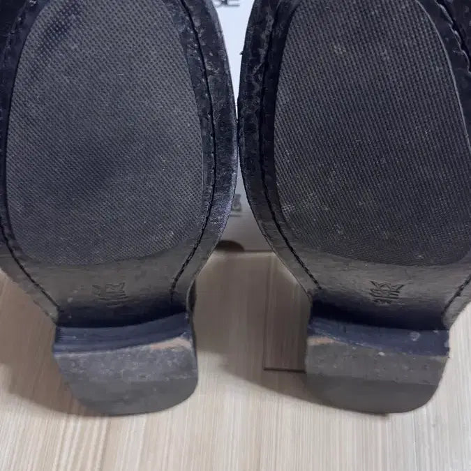 [BUNJANG] Yase First Cowhide Washing Derby Shoes Black 260 / 야세/퍼스트 카우하이드 워싱 더비 블랙/260