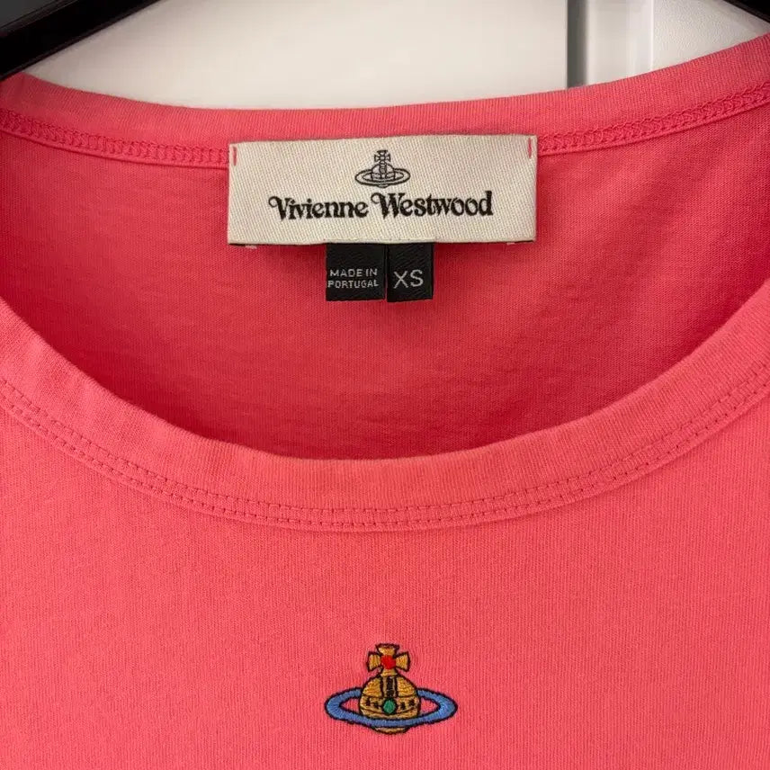 [BUNJANG] Vivienne Westwood Pink Short-Sleeved T-shirt / [공홈구매/XS] 비비안웨스트우드 반팔티 핑크컬러