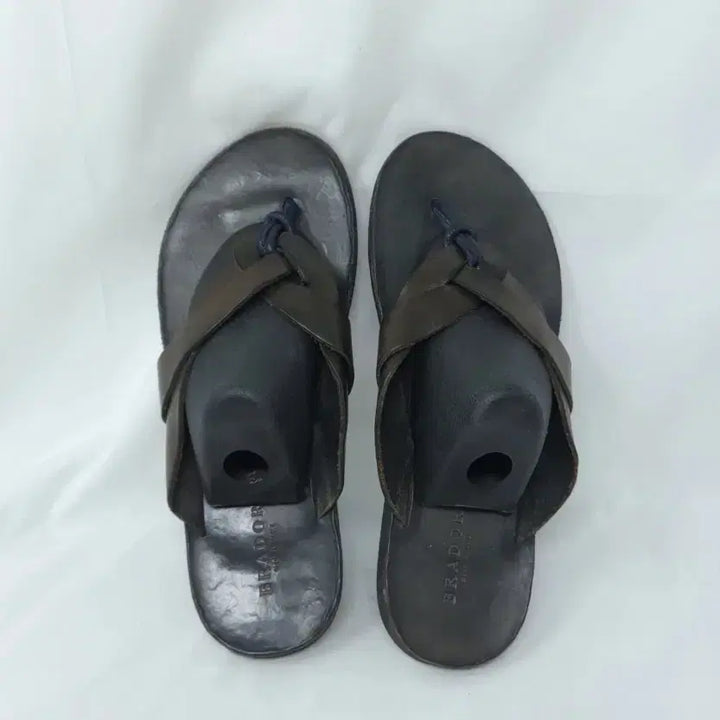 [BUNJANG] BRADOR Leather Flip-Flops 250mm / BRADOR 가죽 쪼리 250mm