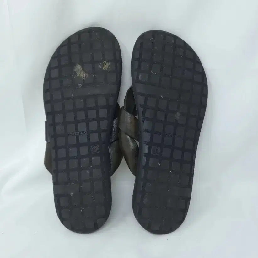 [BUNJANG] BRADOR Leather Flip-Flops 250mm / BRADOR 가죽 쪼리 250mm