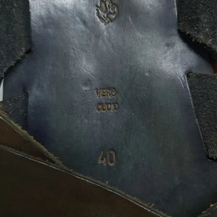 [BUNJANG] BRADOR Leather Flip-Flops 250mm / BRADOR 가죽 쪼리 250mm