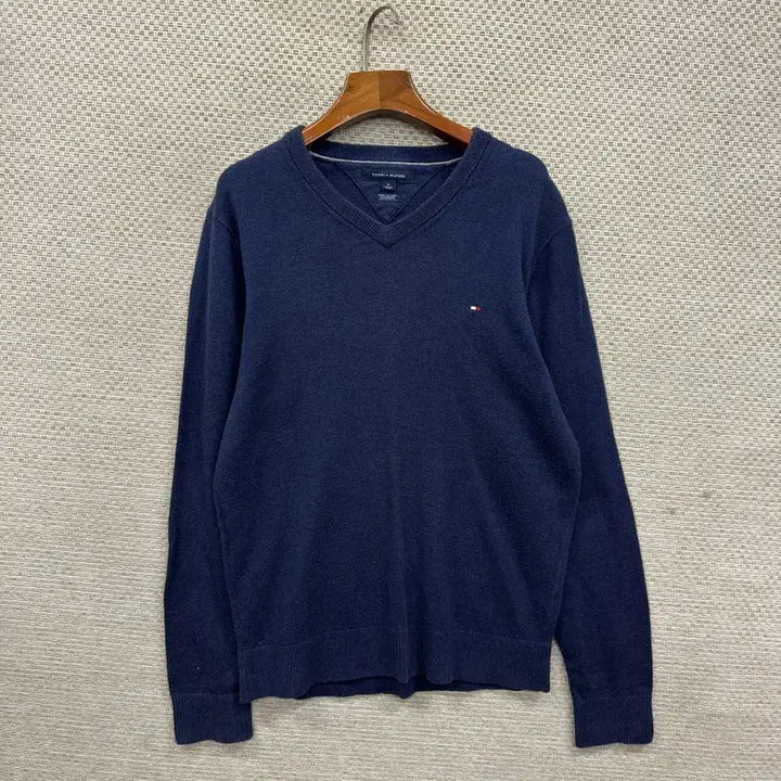 [BUNJANG] Tommy Hilfiger V-Neck Cashmere Knit Sweater / 타미힐피거 브이넥 캐시미어 니트 M M15079