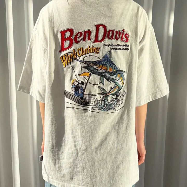 [SOLD OUT] [L]벤 데이비스 BEN DAVIS 자수 반팔 티셔츠