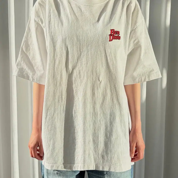 [SOLD OUT] [L]벤 데이비스 BEN DAVIS 자수 반팔 티셔츠