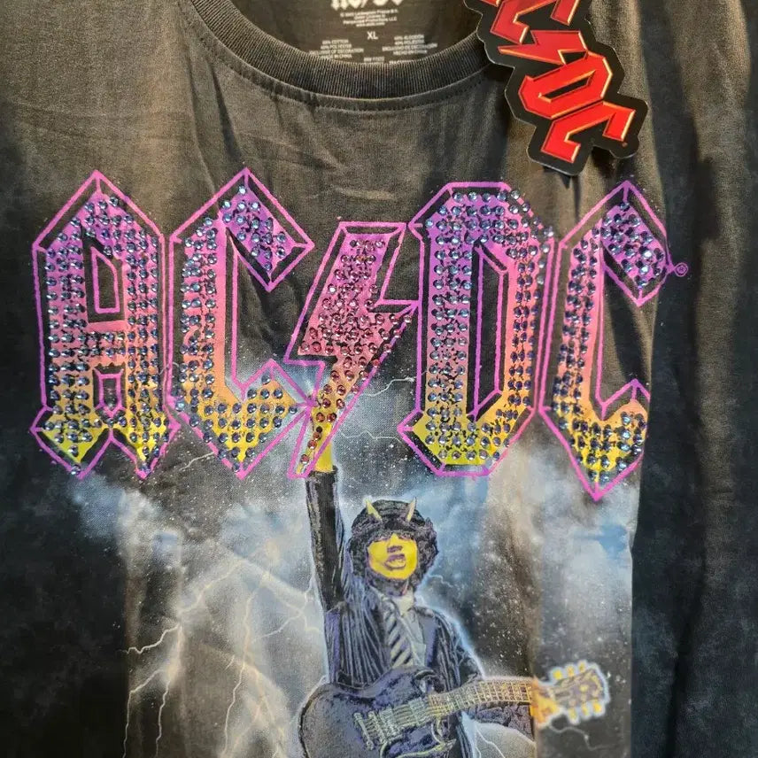 [BUNJANG] AC/DC Rock and Roll Graphic T-shirt / 미착! AC/DC. 오피셜 굿즈 정품. 락앤롤 티셔츠.