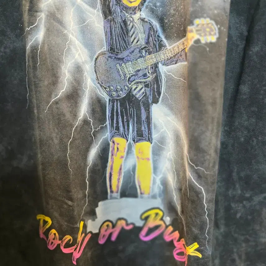 [BUNJANG] AC/DC Rock and Roll Graphic T-shirt / 미착! AC/DC. 오피셜 굿즈 정품. 락앤롤 티셔츠.