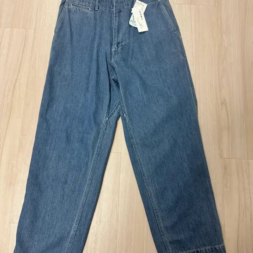[BUNJANG] Nanamica Wide Denim Pants / 나나미카 와이드 데님 32사이즈