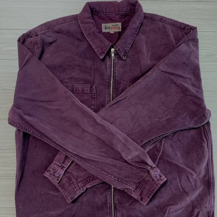 [BUNJANG] Stussy Work Jacket Purple / 스투시 워크 자켓 퍼플