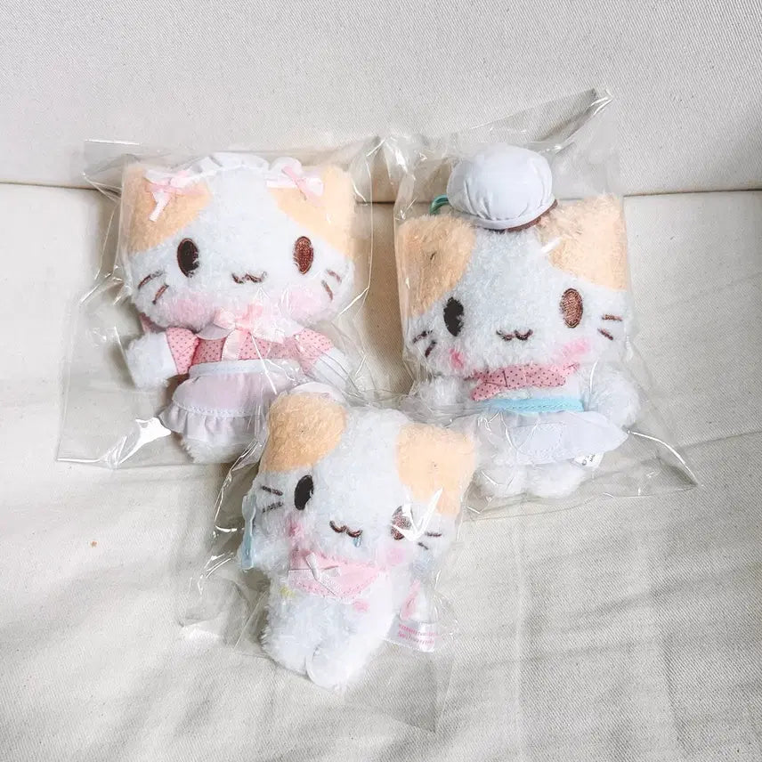 [BUNJANG] Marshmallow Spins Mascot Buruburu Keychain Bundle Set / 마슈마로 스핀스 마스코트 부르부르 키링 3종 일괄