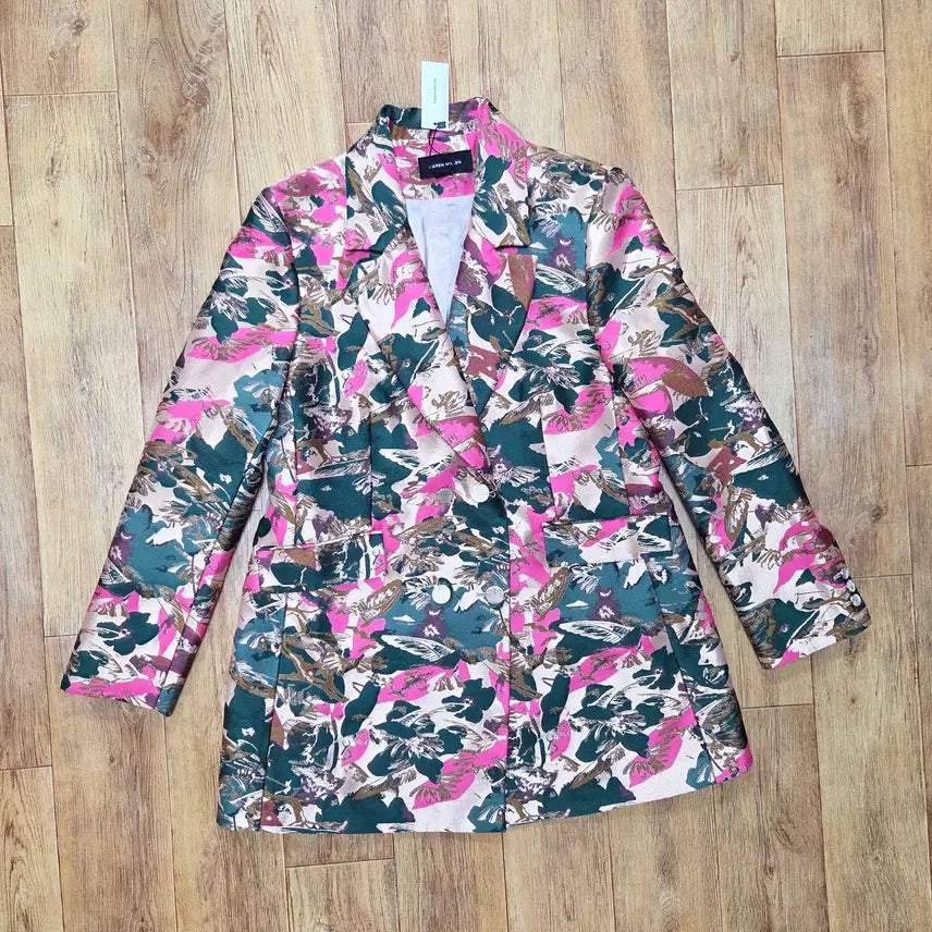[BUNJANG] Karen Millen Floral Jacquard Tailored Jacket / 카렌밀렌(Karen Millen) 플로럴 자카드 테일러드자켓 66 새상품