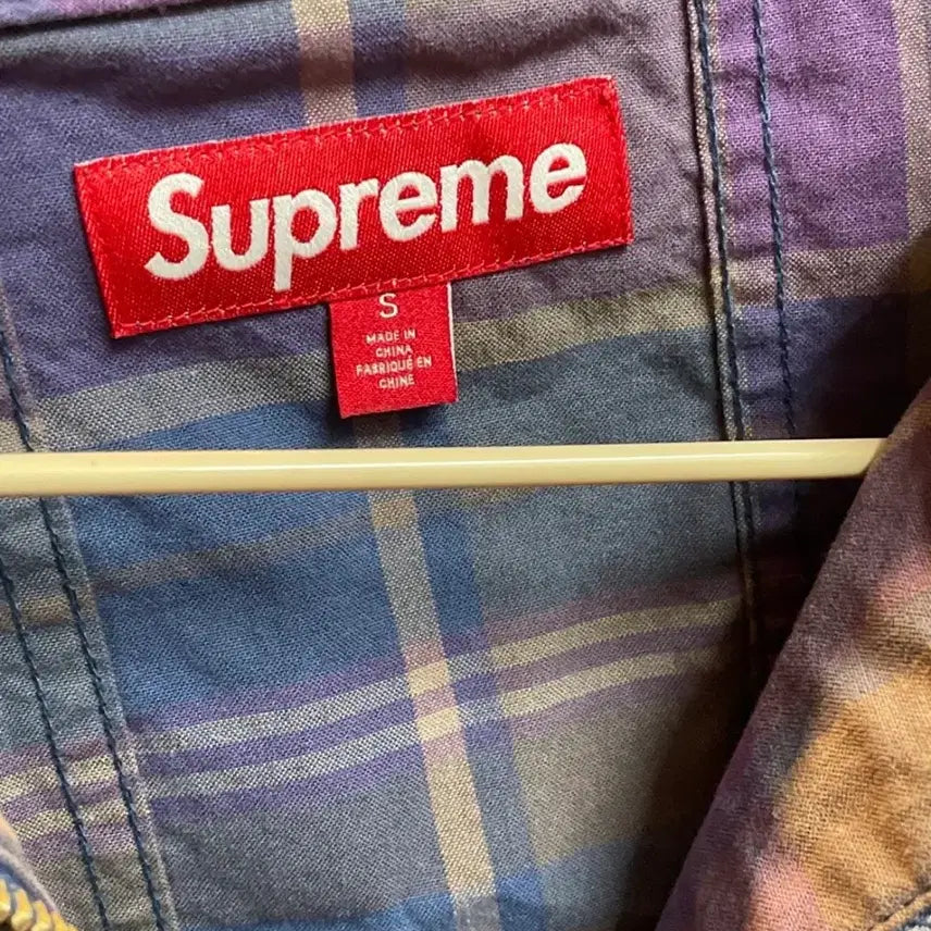 [BUNJANG] Supreme Utility Anorak Plaid Jacket / 슈프림 24ss 코튼 유틸리티 아노락 플레이드 S