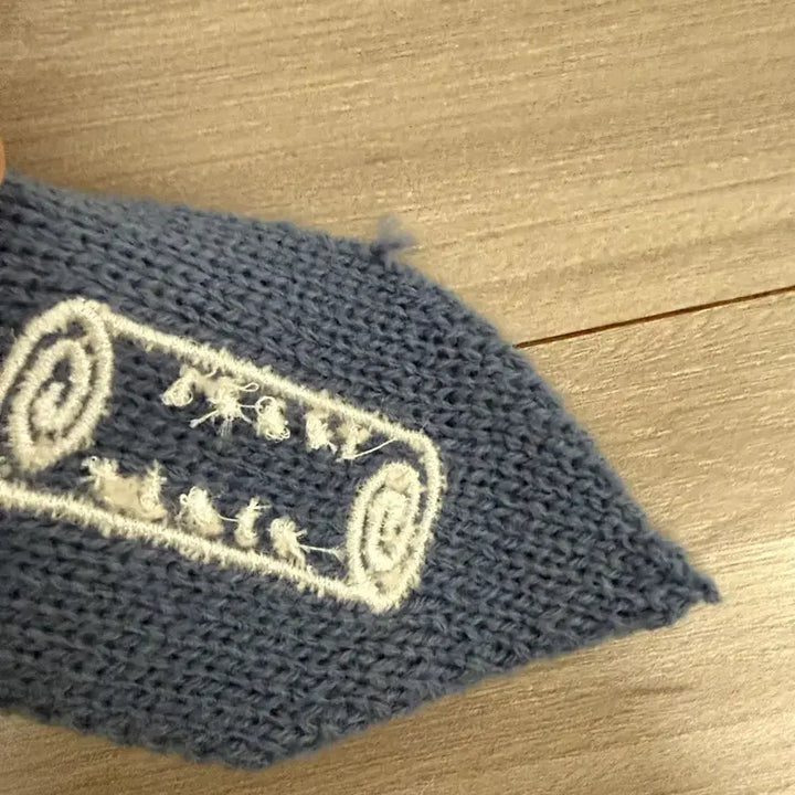 [BUNJANG] Lunakihoo Yakiimo Knit Balaclava (Blue) / 루나키후 야키이모 니트 바라클라바 (BLUE)