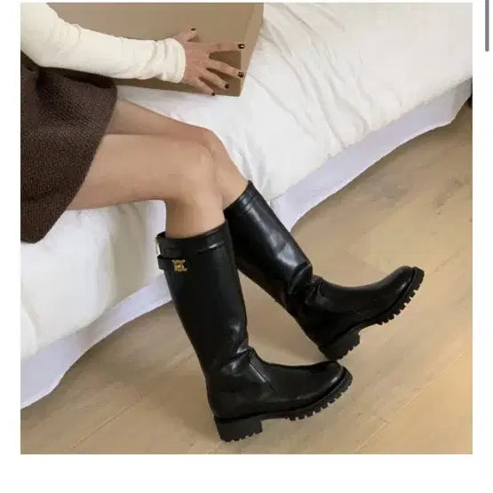 [BUNJANG] Unspecified Mid-Calf Boots / 셀부츠