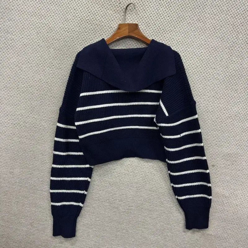 [BUNJANG] Vintage Half-Zip Crop Knit Sweater / 빈티지 반집업 크롭 니트 90 M15083