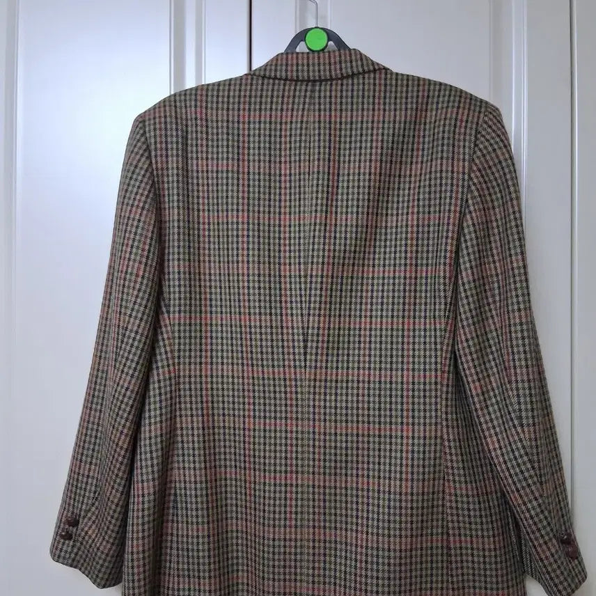 [BUNJANG] DAKS Vintage Check Jacket / 여성. 닥스DAKS 봄가을자켓55. 빈티지체크자켓