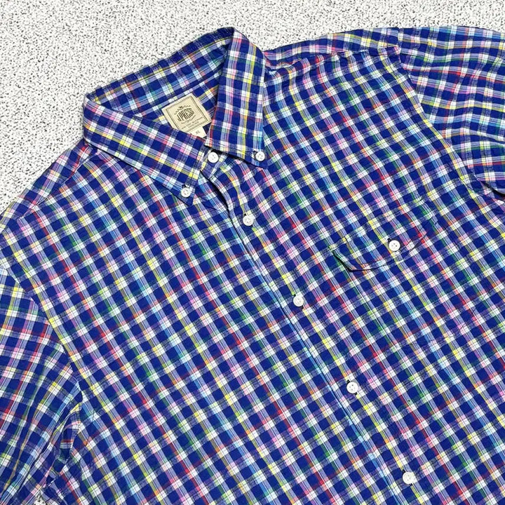 [BUNJANG] J.PRESS Madras Check Seersucker Shirt / XL)J.PRESS 제이 프레스 시어서커 마드라스 체크 셔츠