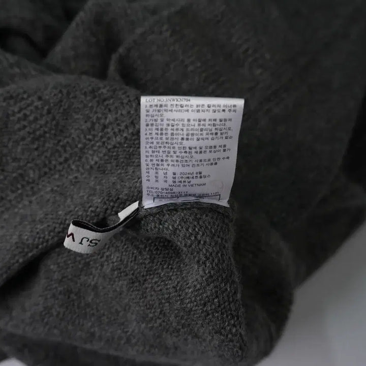 [BUNJANG] SJ WANI Son Jung Wan Air Wool Poncho Knit Top / SJ와니 손정완 2024 에어울 판초 니트 77-88size
