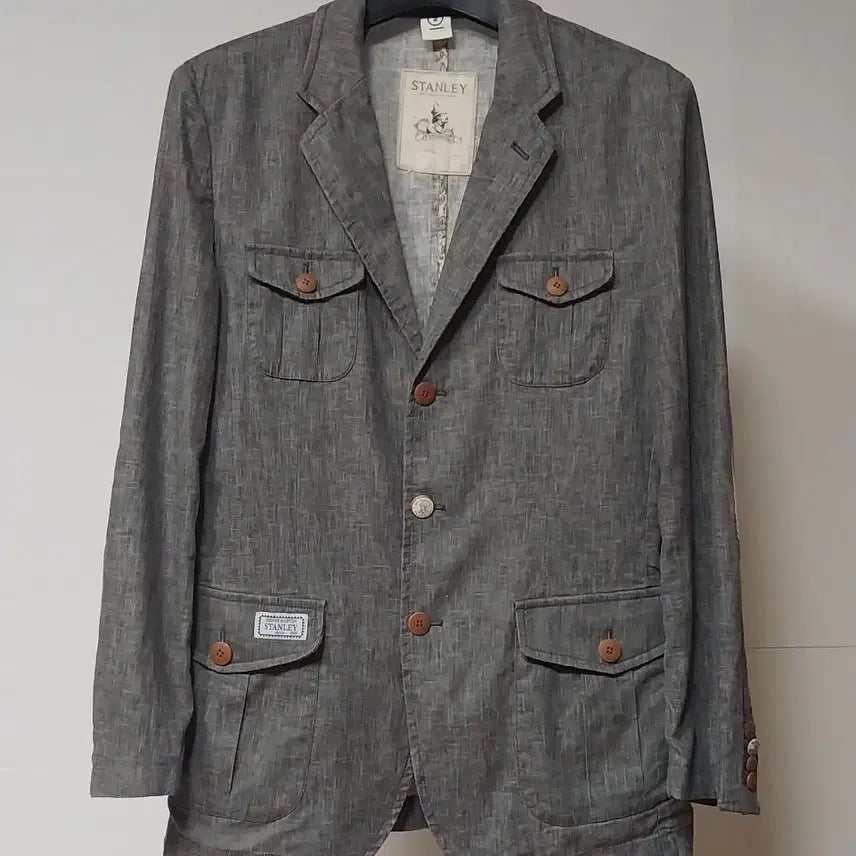 [BUNJANG] SIEG STANLEY Linen Blend Blazer Jacket / 지이크 SIEG STANLEY 린넨혼방 자켓 105 클래식 블레이저