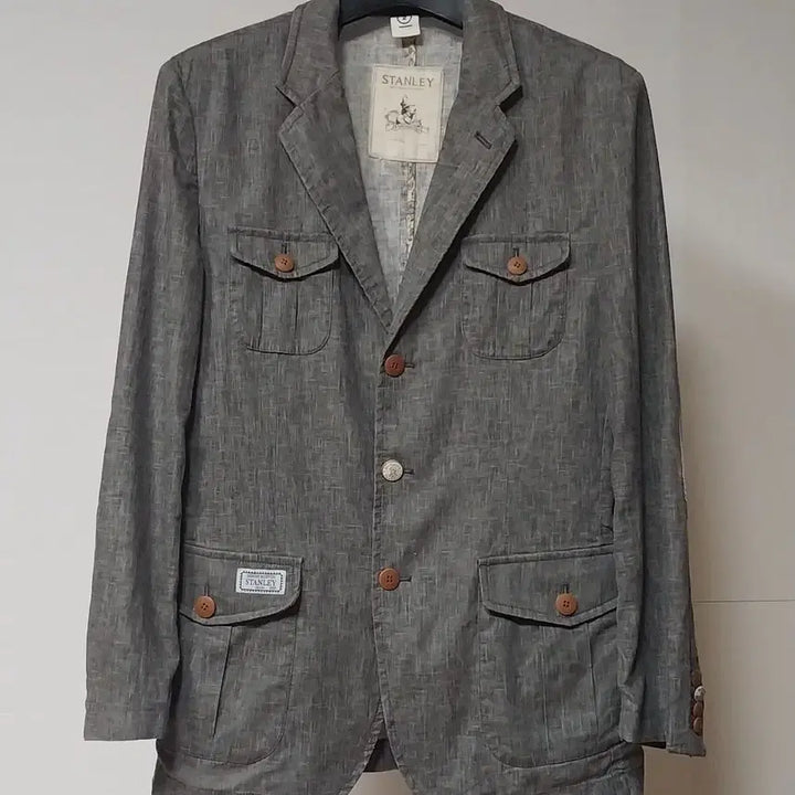 [BUNJANG] SIEG STANLEY Linen Blend Blazer Jacket / 지이크 SIEG STANLEY 린넨혼방 자켓 105 클래식 블레이저