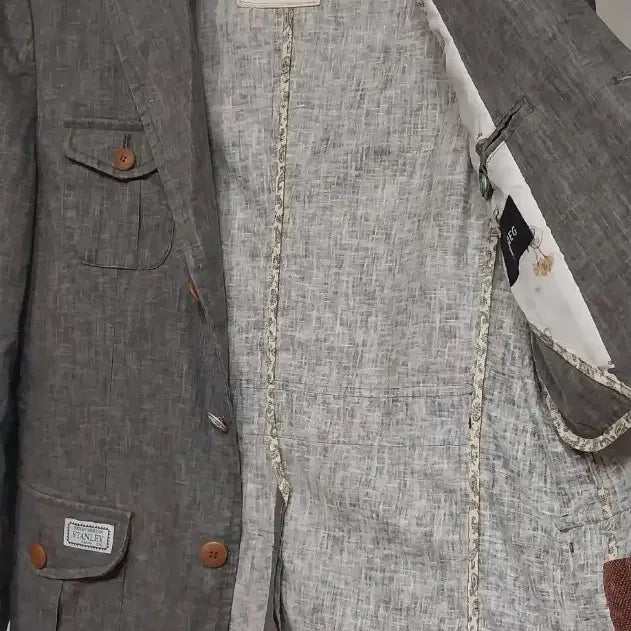 [BUNJANG] SIEG STANLEY Linen Blend Blazer Jacket / 지이크 SIEG STANLEY 린넨혼방 자켓 105 클래식 블레이저
