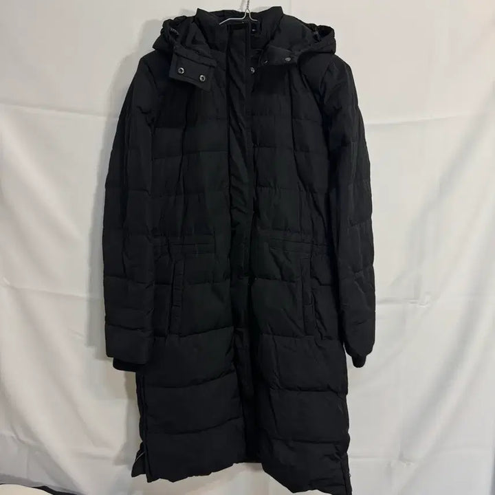 [BUNJANG] Theory Goose Down Long Padded Hooded Jacket / 띠어리 구스다운 롱패딩 후드 자켓