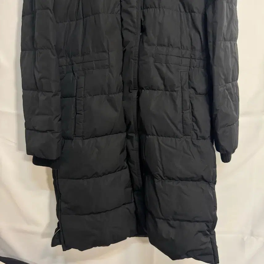[BUNJANG] Theory Goose Down Long Padded Hooded Jacket / 띠어리 구스다운 롱패딩 후드 자켓