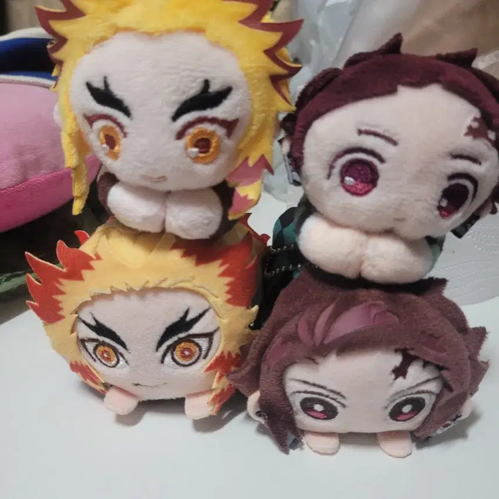 [BUNJANG] Demon Slayer Rengoku &amp; Tanjiro Doll Bundle Set / 귀멸의 칼날 렌고쿠/탄지로 인형 세트