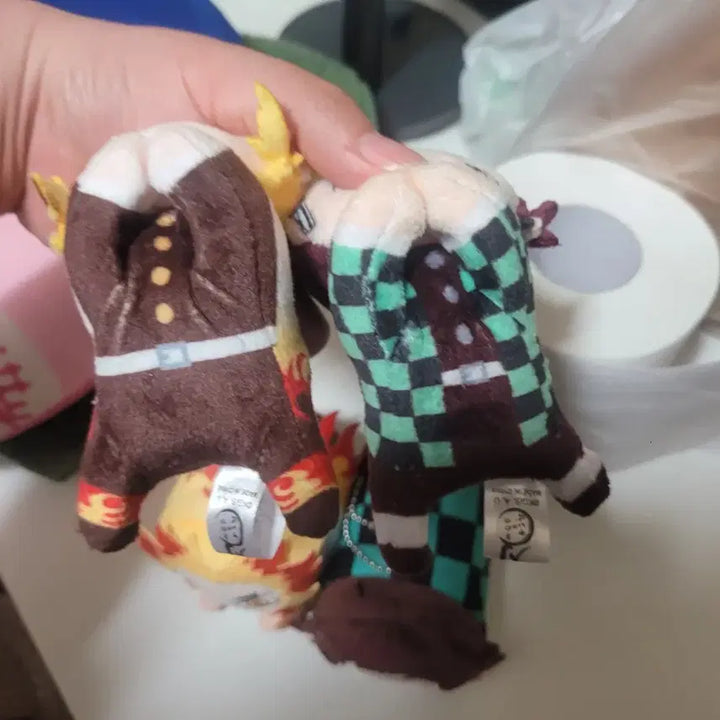 [BUNJANG] Demon Slayer Rengoku &amp; Tanjiro Doll Bundle Set / 귀멸의 칼날 렌고쿠/탄지로 인형 세트