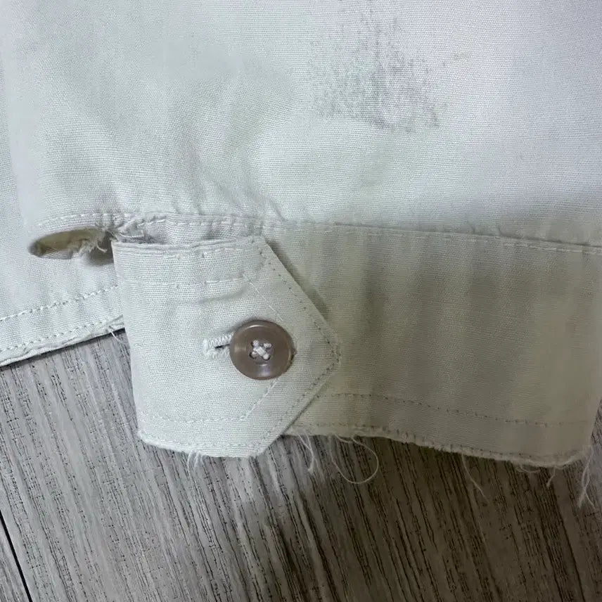 [BUNJANG] Champion Notre Dame University Vintage White Jacket / 빈티지 챔피온 노트르담 대학교 화이트 자켓