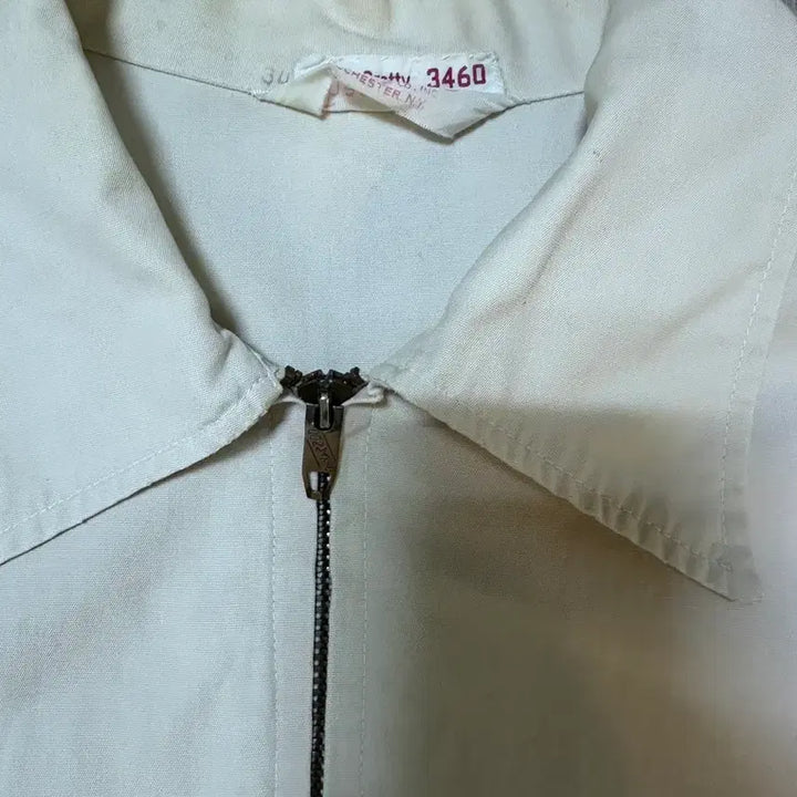 [BUNJANG] Champion Notre Dame University Vintage White Jacket / 빈티지 챔피온 노트르담 대학교 화이트 자켓