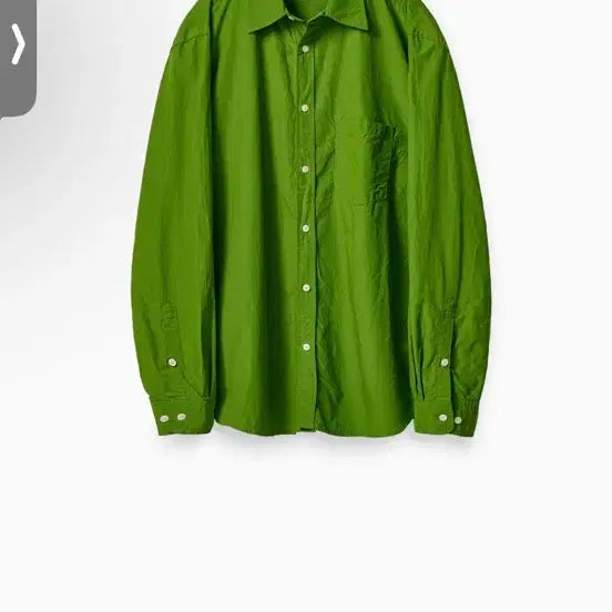 [BUNJANG] Years Ago Cotton Rayon Shirt Green S / 이얼즈어고 코튼 레이온 포이카 셔츠 그린 S