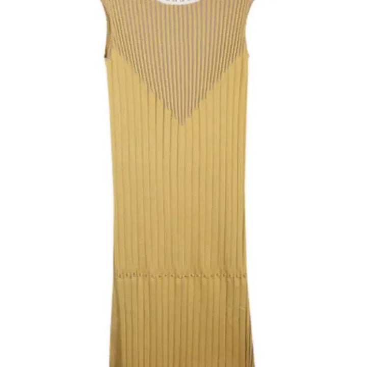 [BUNJANG] Time ST Gold Pearl Knit Mermaid Long Dress / 타임 ST 골드 펄 니트 롱원피스 / 55 / 슬림핏 머메이드 / 파티룩