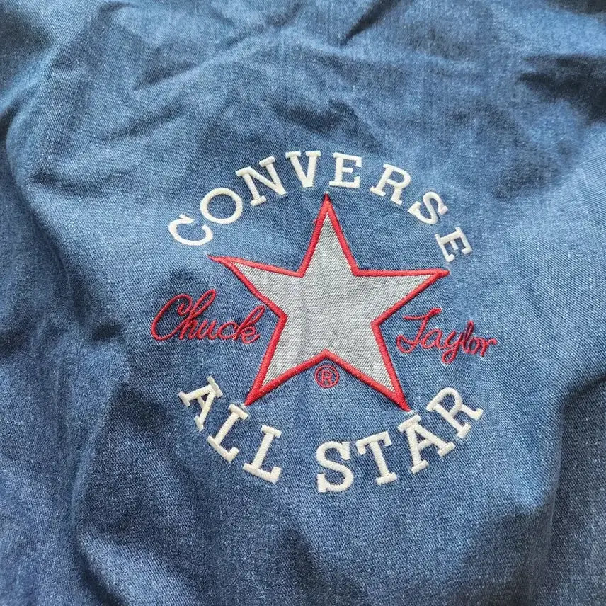 [BUNJANG] Converse All Star Denim Hooded Jacket (Size 95) / 90s 컨버스 올스타 데님 후드 자켓 95(M정도)