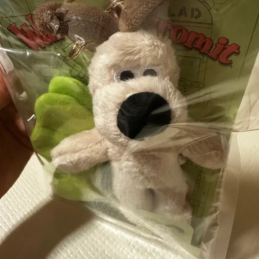 [BUNJANG] Twosome x Wallace &amp; Gromit Four-Leaf Clover Keyring / 투썸x월레스와그로밋 키링 네잎클로버