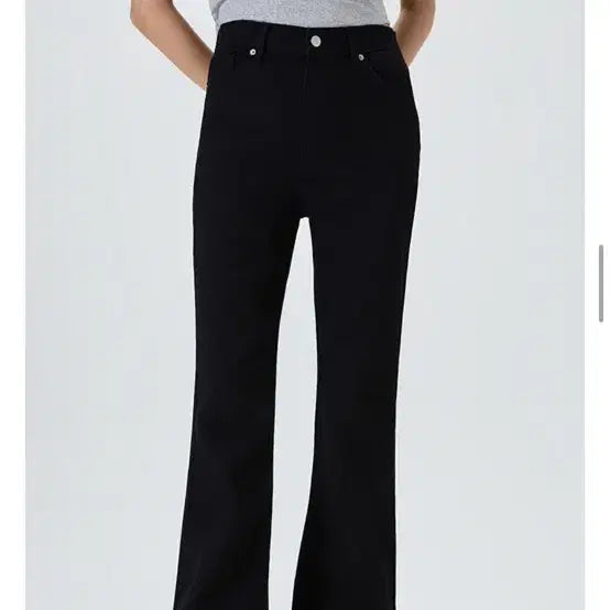 [BUNJANG] MIXXO Black Bootcut Denim Pants / 미쏘 블랙 부츠컷 데님 팬츠
