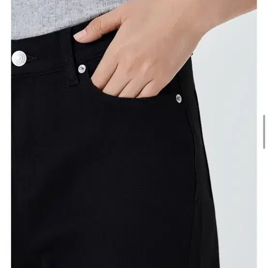 [BUNJANG] MIXXO Black Bootcut Denim Pants / 미쏘 블랙 부츠컷 데님 팬츠