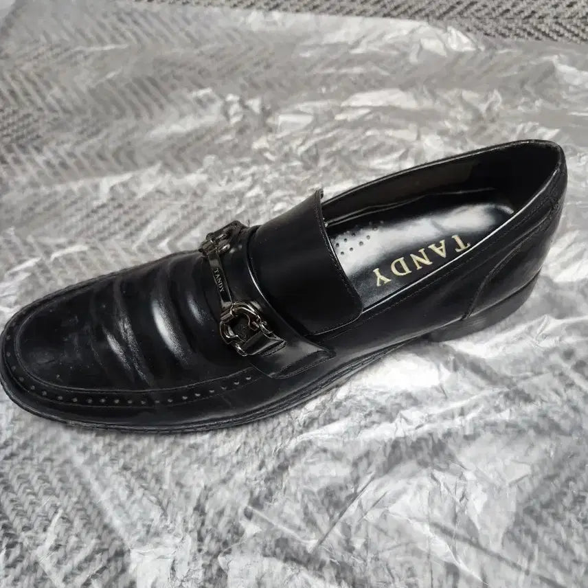 [SOLD OUT] 탠디 남성 검정색 가죽 로퍼265
