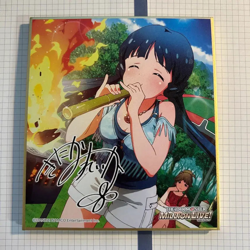 [BUNJANG] Idolmaster Million Live Reika Kitakami Shikishi / 아이돌마스터 밀리언라이브 :: 키타카미 레이카 :: 색지