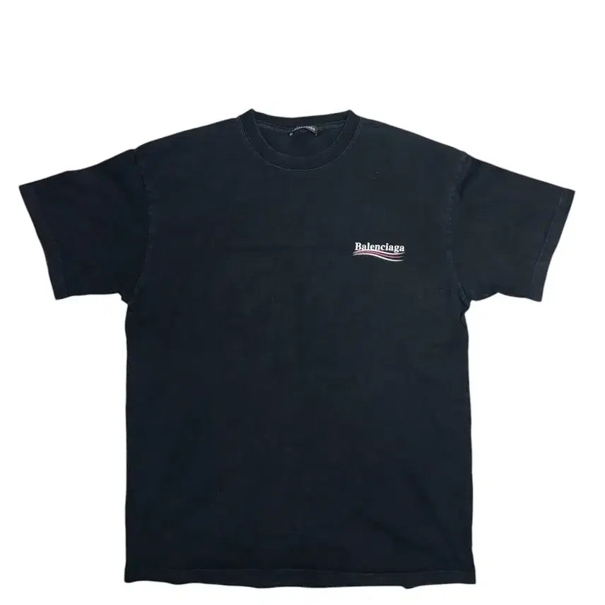 [SOLD OUT] [정품] 발렌시아가 웨이브 로고 반팔티 L