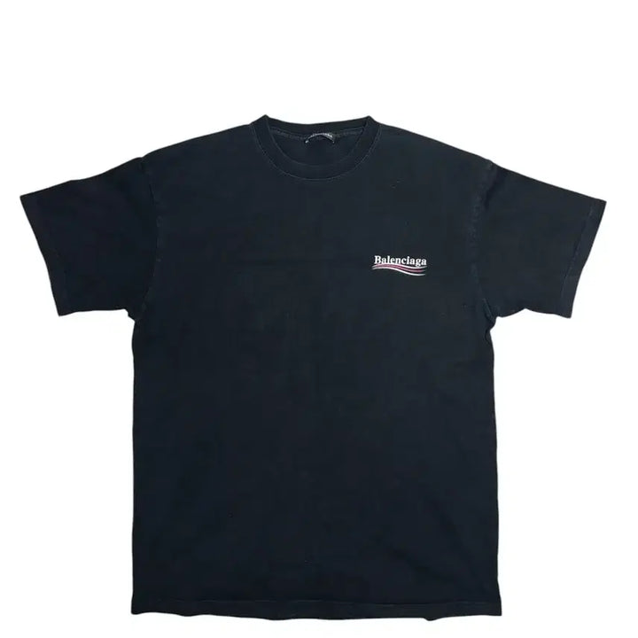 [SOLD OUT] [정품] 발렌시아가 웨이브 로고 반팔티 L