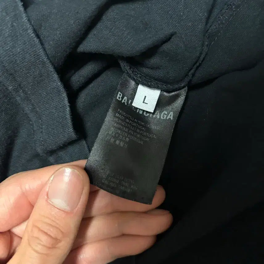 [SOLD OUT] [정품] 발렌시아가 웨이브 로고 반팔티 L