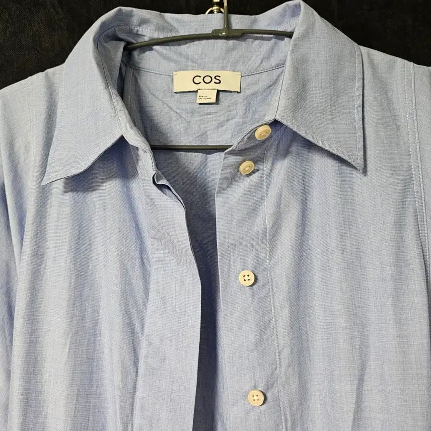 [SOLD OUT] 55~77)코스 COS 셔츠 여성 롱 원피스