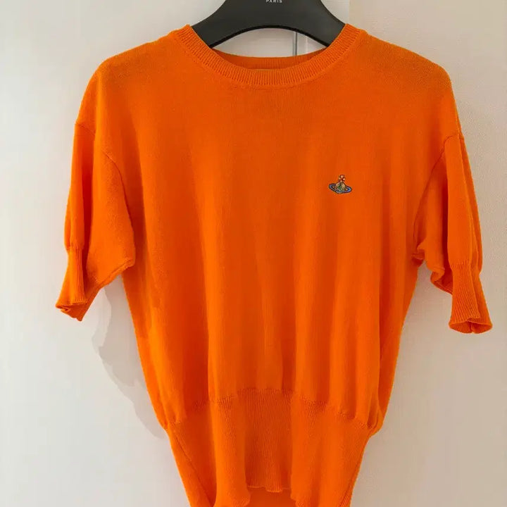 [BUNJANG] Vivienne Westwood Cotton Knit Top / [공홈구매/XS] 비비안웨스트우드 반팔 니트