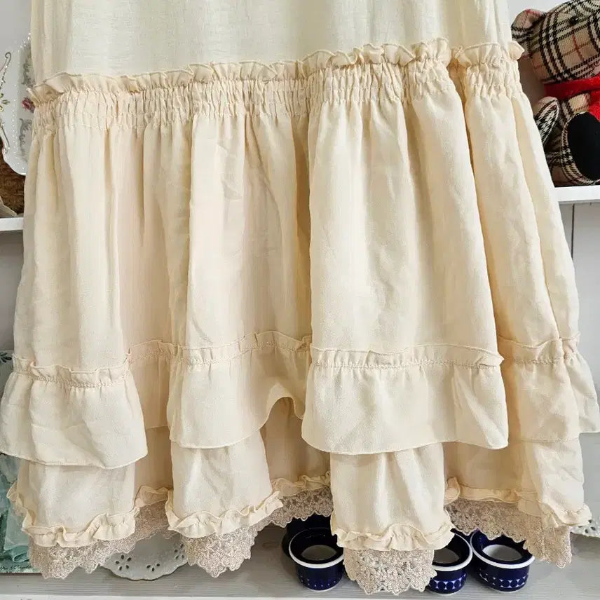 [BUNJANG] axes femme Lace Frill Dress / axes femme 레이스 프릴 원피스