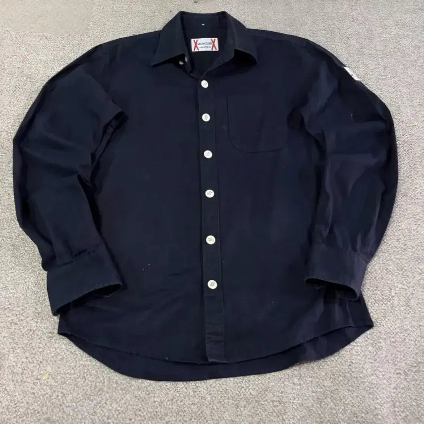 [SOLD OUT] (95) 몽클레어 네이비 셔츠
