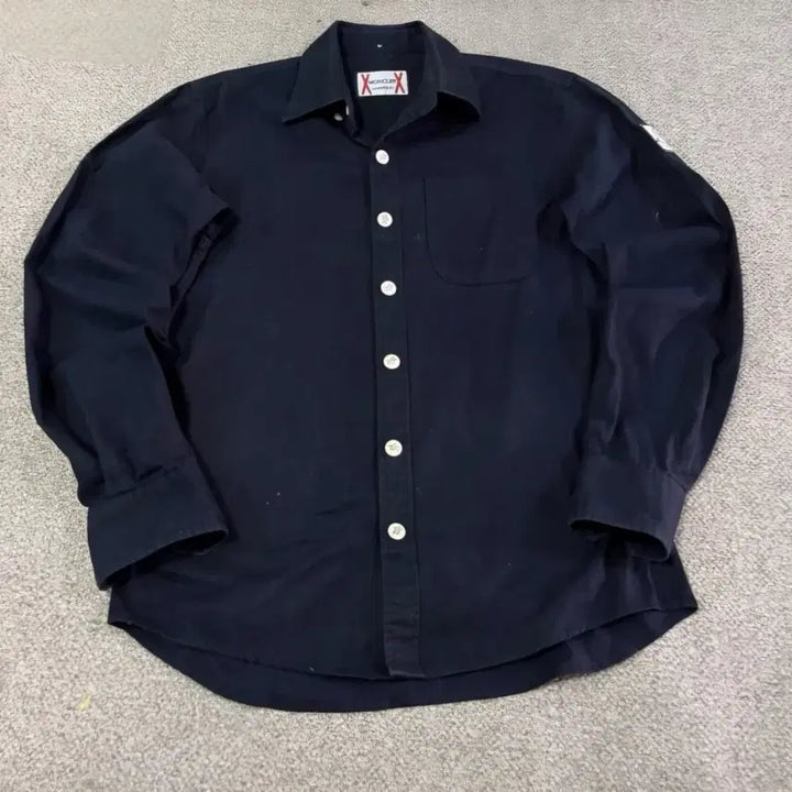 [SOLD OUT] (95) 몽클레어 네이비 셔츠
