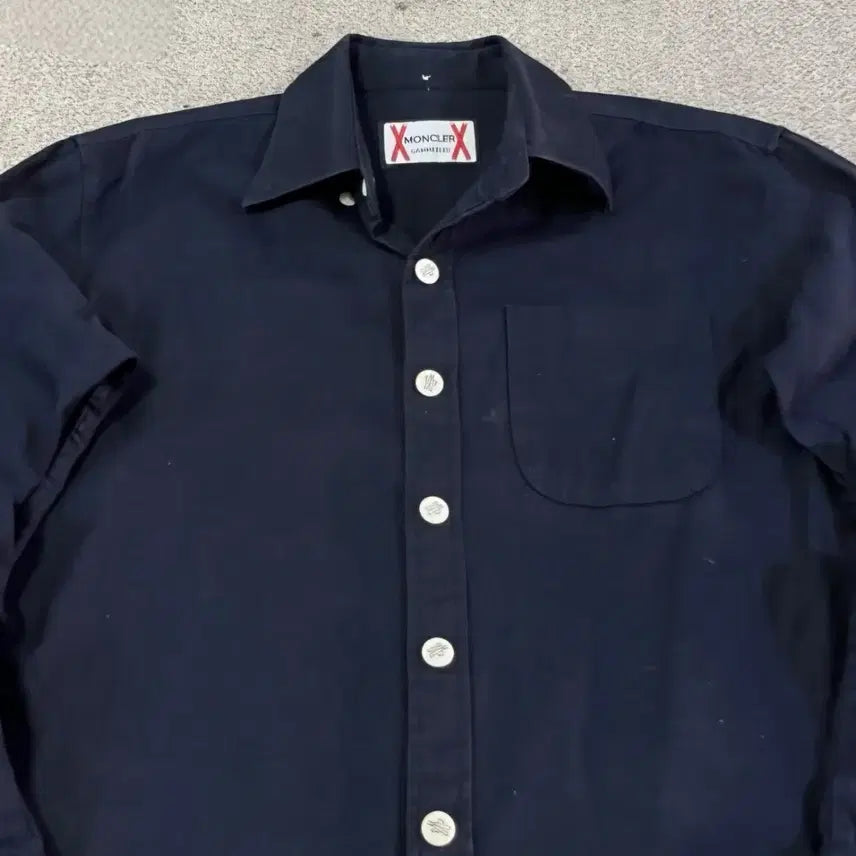 [SOLD OUT] (95) 몽클레어 네이비 셔츠