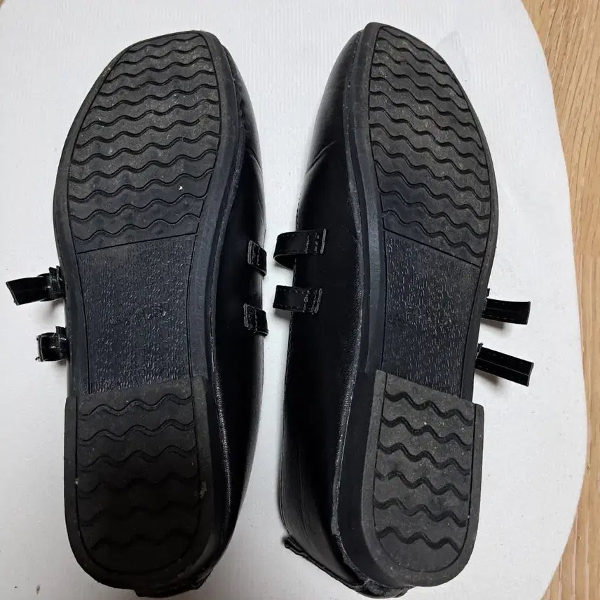 [BUNJANG] Black Double Strap Mary Jane Shoes / 블랙 더블 스트랩 메리제인 구두245
