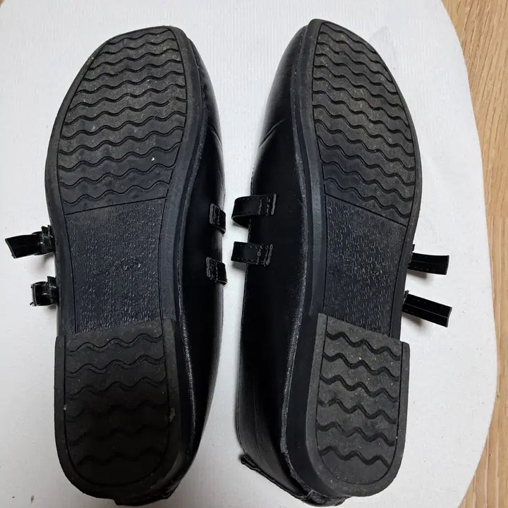 [BUNJANG] Black Double Strap Mary Jane Shoes / 블랙 더블 스트랩 메리제인 구두245